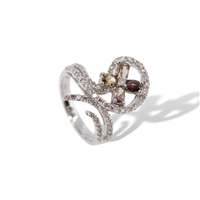Anello fantasia AN9079DBTK in oro 18k e diamanti naturali Donna 
 - AN9079DBTK